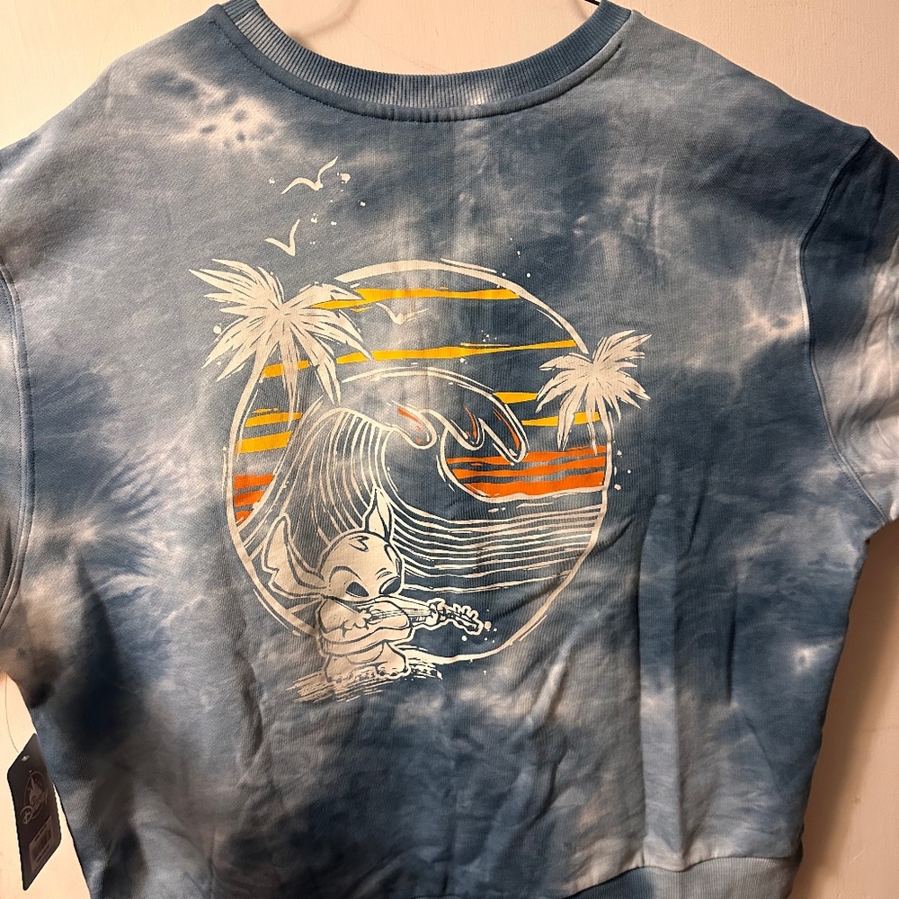 Disney Stitch Sweatshirt tie-dye XL
